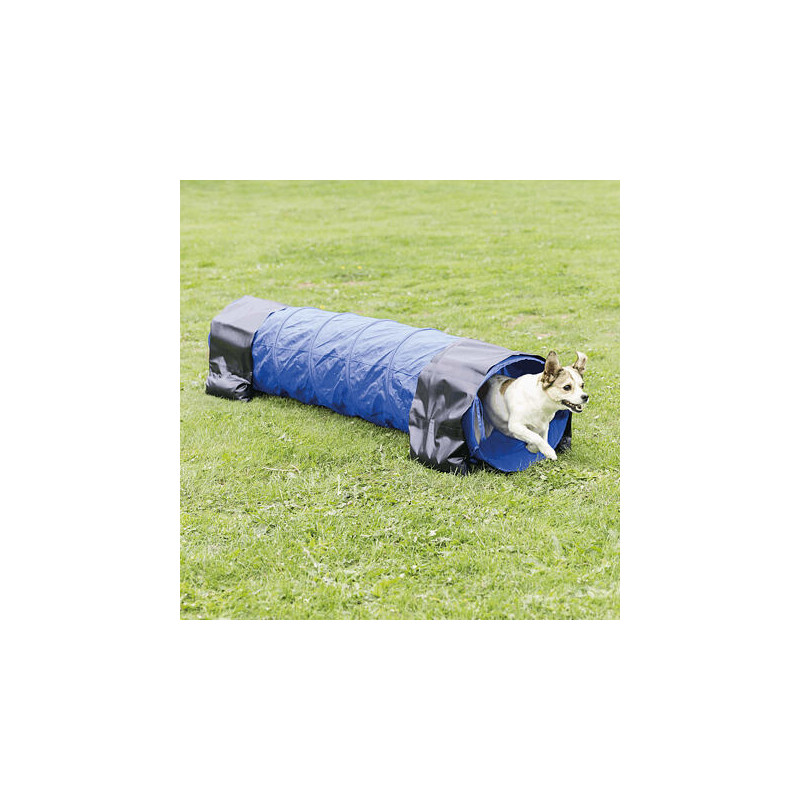 Agility tunel - malý pes, štěně, 40cm/2m - modrý