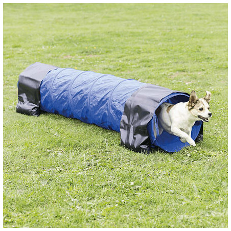Agility tunel - malý pes, štěně, 40cm/2m - modrý