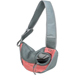 Front Sling - přední nosítko/taška, 50 x 25 x 18 cm, růžová/šedá(max. 5kg)