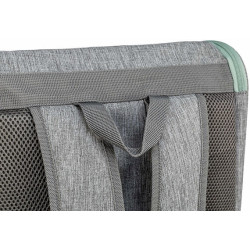 Transportní batoh CHLOE, 39 x 43 x 27 cm, do 8 kg, světlešedá