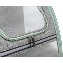 Transportní batoh CHLOE, 39 x 43 x 27 cm, do 8 kg, světlešedá