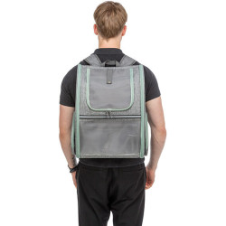 Transportní batoh CHLOE, 39 x 43 x 27 cm, do 8 kg, světlešedá