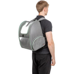 Transportní batoh CHLOE, 39 x 43 x 27 cm, do 8 kg, světlešedá