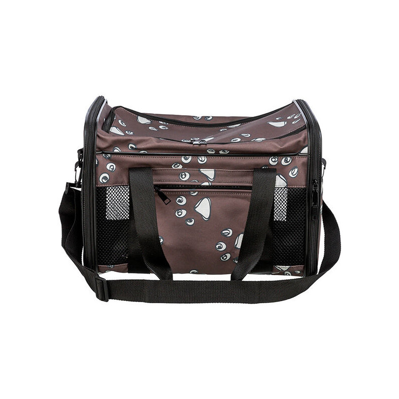 Transportní taška ADRINA, 26 x 27 x 42 cm, do 7 kg, hnědá