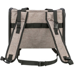 Transportní batoh SHIVA, 41 x 30 x 21 cm, do 8 kg, hnědá/béžová