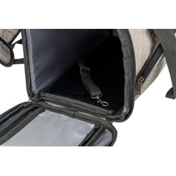 Transportní batoh SHIVA, 41 x 30 x 21 cm, do 8 kg, hnědá/béžová