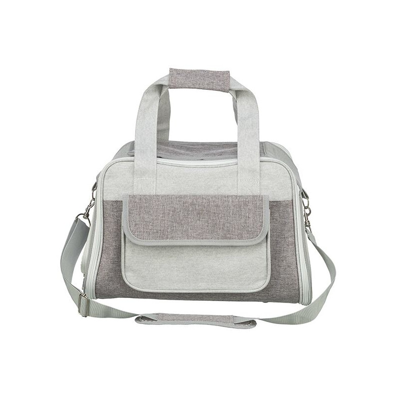 Transportní taška LIBBY, 25 x 27 x 42 cm, do 7 kg, šedá