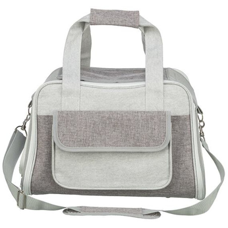 Transportní taška LIBBY, 25 x 27 x 42 cm, do 7 kg, šedá