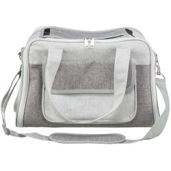 Transportní taška LIBBY, 25 x 27 x 42 cm, do 7 kg, šedá