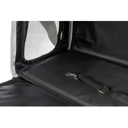 Transportní taška LIBBY, 25 x 27 x 42 cm, do 7 kg, šedá